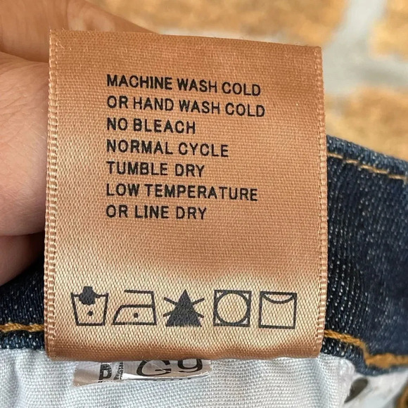 Driftwood Amelia Skraight Crop Classic Fit Frayed Step Hem Ankle Jeans size 26 - Picture 11 of 11